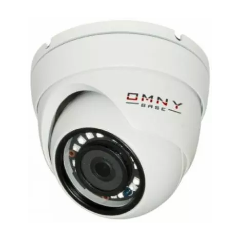 IP камера OMNY BASE miniDome2E миникупольная 2Мп (1920×1080) 25к/с, 2.8мм, F1.8, 802.3af A/B, 12±1В DC, ИК до 25м, DWDR (повреждена упаковка)